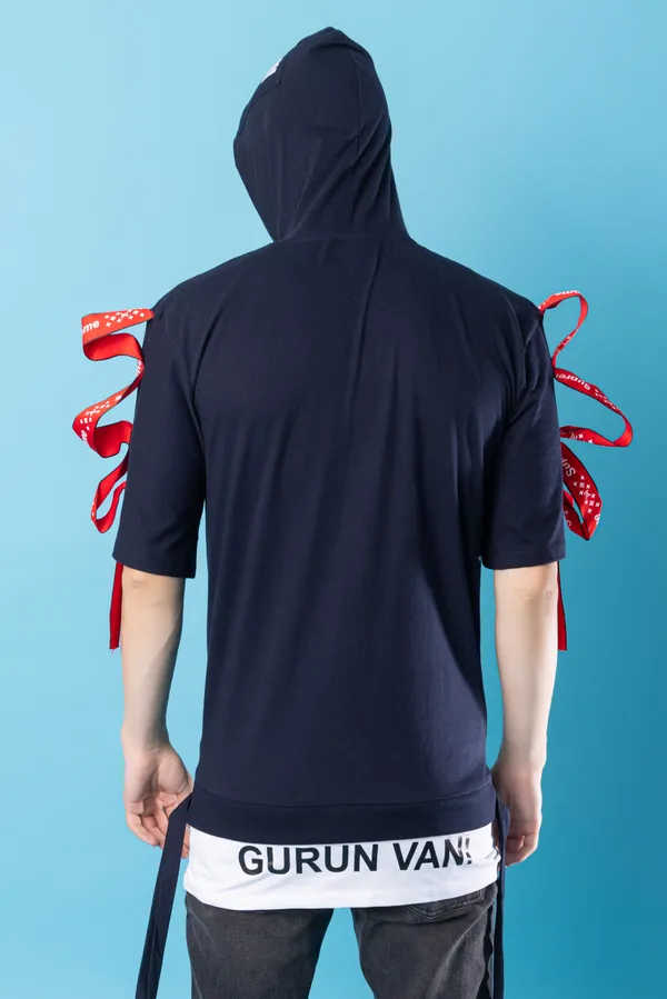 Navy_Cotton_Blend_Printed_Round_Neck_Soft_T-Shirt_For_Men