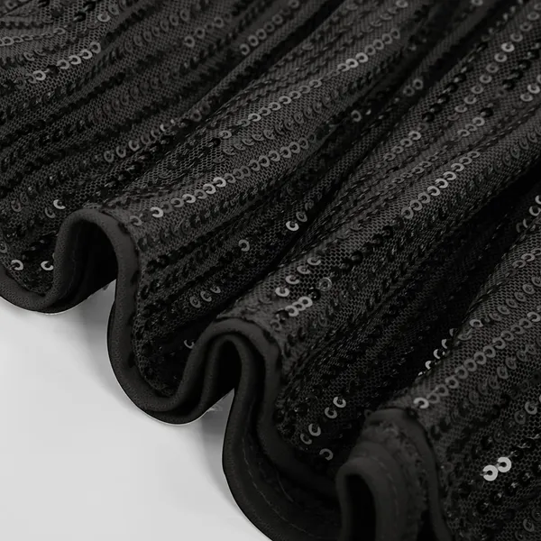 Black_Cotton_Lining_Sequined_Square_Neck_Dress_For_Girls