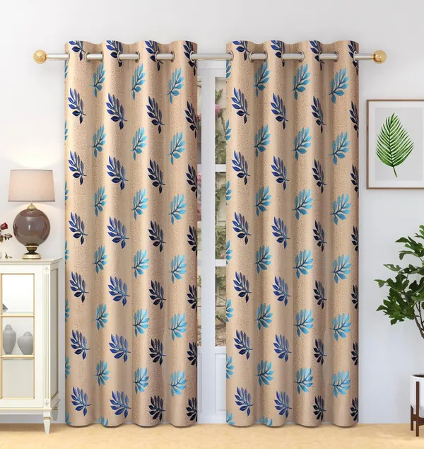 Polyester_Fabric_Floral_Design_Curtains_-_Flower_Print_parde_-_Set_of_2_Curtains