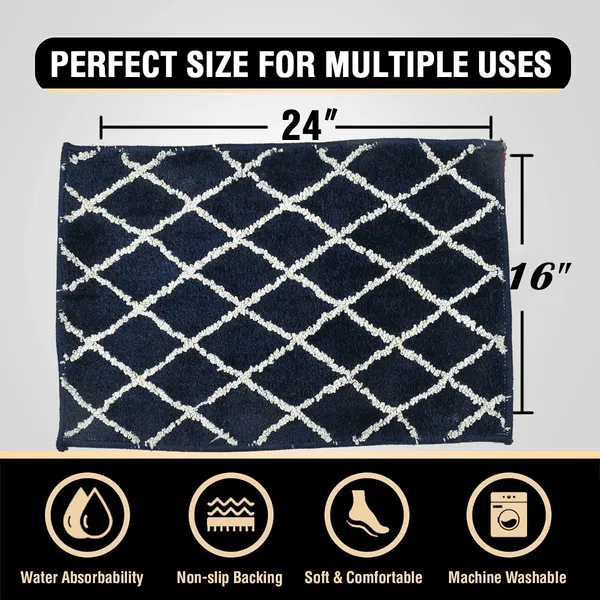 Anti_Slip_Microfiber_Doormat/Bathmat_for_Floor,_Water_Absorbent_Easy_Dry_Non-Slippery_Mat_-_12x18_Inch,_Blue,_1_Piece