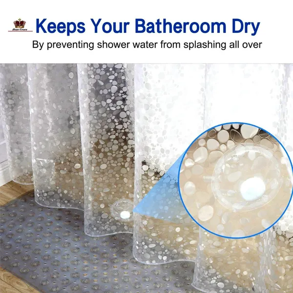 3D_Stone_Design_Waterproof_Clear_Plastic_Shower_Marble_Pattern_Semi_Sheer_Curtain_For_Bathroom_With_8_Hooks,_Transparent