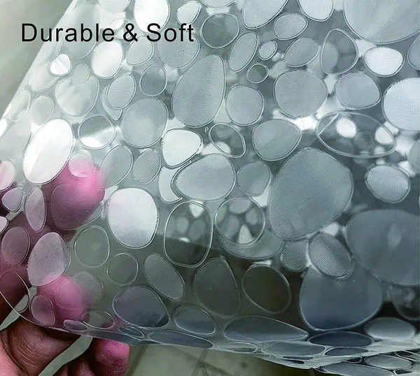 3D_Stone_Design_Waterproof_Clear_Plastic_Shower_Marble_Pattern_Semi_Sheer_Curtain_For_Bathroom_With_8_Hooks,_Transparent