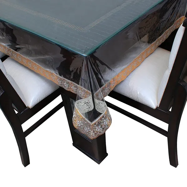 Waterproof_PVC_Plastic_6_Seater_Rectangular_Bordered_Dining_Table_Cover_with_Embroidered_Golden_Lace_Border_(Size_90x60_Inch,_Clear/Transparent,_Pack_of_1)