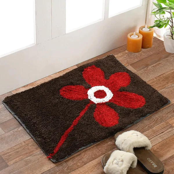 Cotton_Microfiber_Anti_Slip_Bathmat_Quick_Dry_Water_Absorbent_Mat-_40_x_60_cm,_Brown