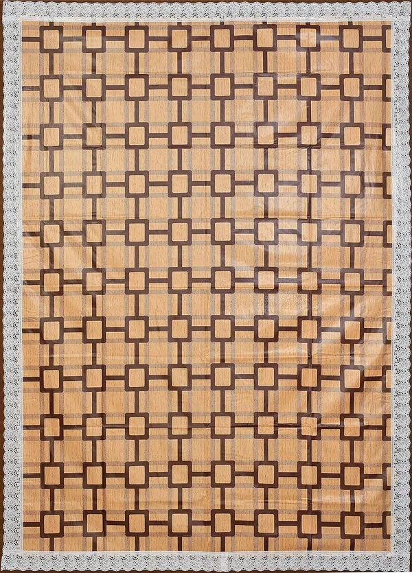 6_Seater_Waterproof_Dining_Table_Cover-_Dustproof_Plastic_Printed_PVC_Table_Cover_with_Embroidered_Lace_Border,_(60_x_90_Inches,_Multicolor,_Pack_of_1)