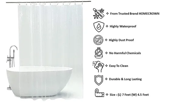 Clear_Transparent_Waterproof_Shower_Curtain_for_Bathroom,_PVC_Plastic_Curtain_with_8_Hooks_54_Inch_x_84_Inch,_Pack_of_1