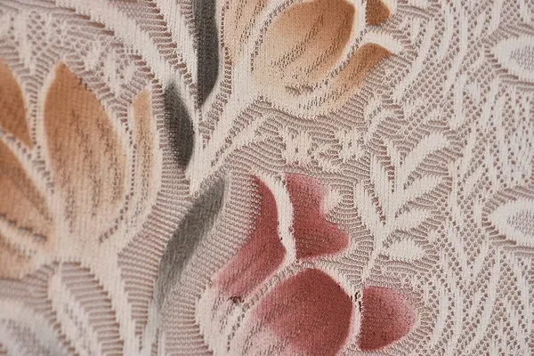 Floral_Print_Cotton_Net_Fabric_4_Seater_Centre_Table_Cloth_Cover_(60X40_Inch,_Brown)_Pack_Of_1,_Rectangular