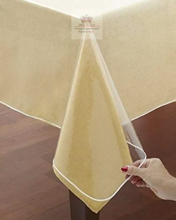 Dust_Proof_Waterproof_Geometrical_Rectangular_6_to_8_Seater_PVC_Clear_Dining_Table_Cover_(60_x_90_Inch,_Transparent,Polyvinyl_Chloride,_Pack_of_1)