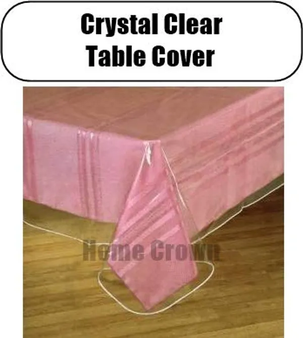 Dust_Proof_Waterproof_Geometrical_Rectangular_6_to_8_Seater_PVC_Clear_Dining_Table_Cover_(60_x_90_Inch,_Transparent,Polyvinyl_Chloride,_Pack_of_1)