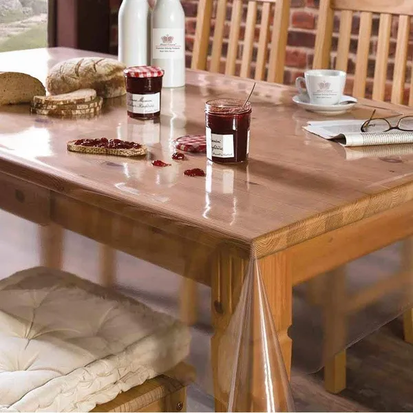 Dust_Proof_Waterproof_Dining_Geometrical_Rectangular_6_to_8_Seater_Table_Cover_(Transparent,_60_x_90_Inch,Polyvinyl_Chloride,_Pack_of_1)