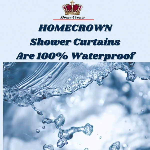PVC_Waterproof_Shower_Curtain_with_8_Plastic_Hooks_(Transparent,_54_x_84_Inch)