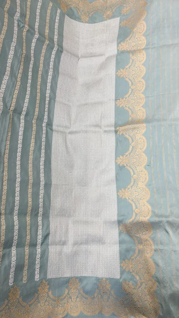 Humairah_Pure__Handloom_Katan_Silk_Grey_Kadhwa_Gold_&_Silver_Zari_Strip_with_Kadhwa_Zari_Border_and_Grey_Blouse_PURESILK_26_AB