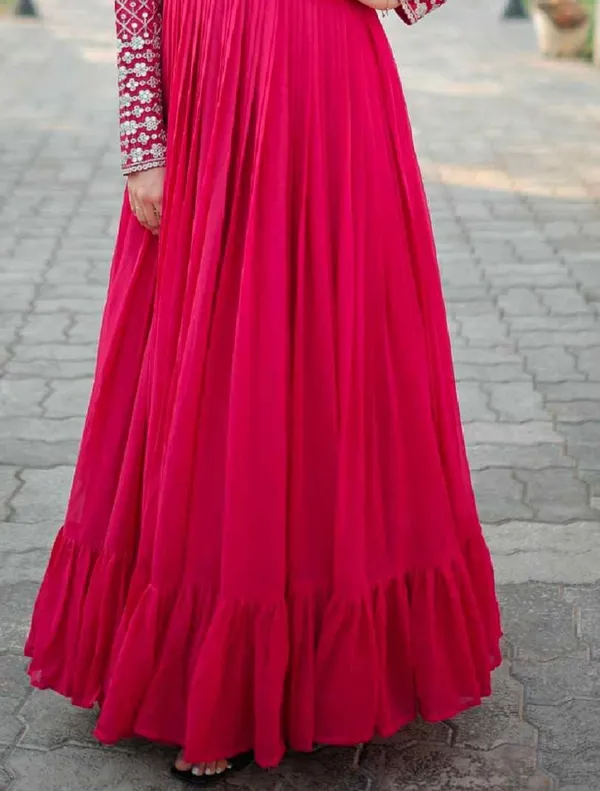 FOXDX_Pink_Anarkali_Gown_For_Women