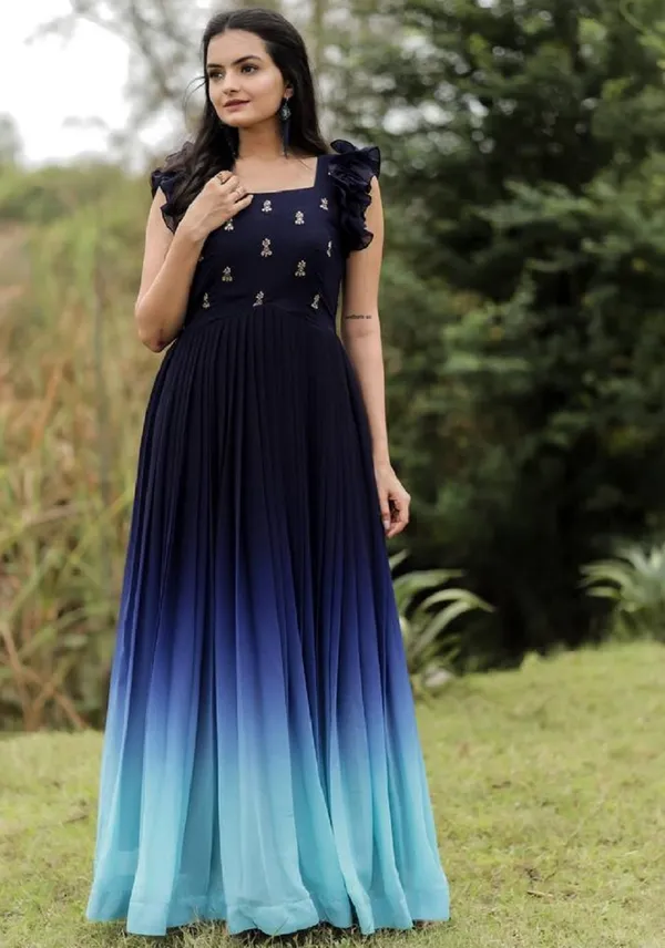 FOXDX_Blue_Women_Printed_Anarkali_Gown_Kurta