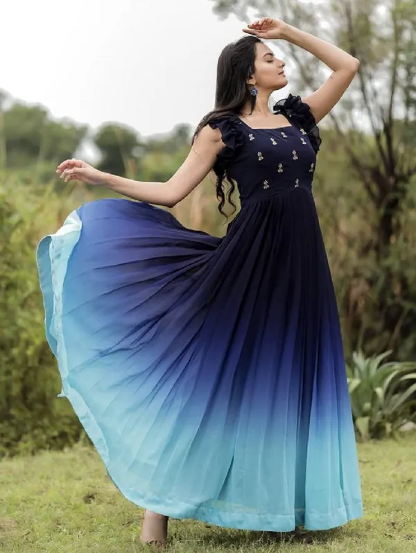 FOXDX_Blue_Women_Printed_Anarkali_Gown_Kurta
