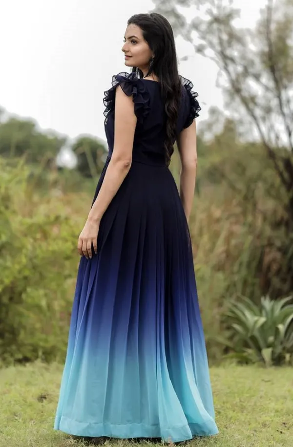 FOXDX_Blue_Women_Printed_Anarkali_Gown_Kurta