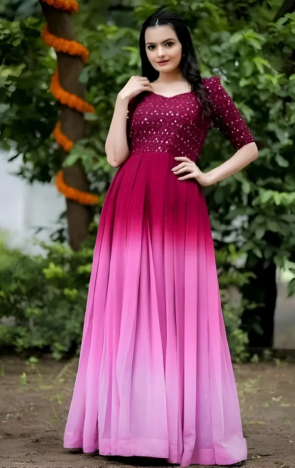 FOXDX_Pink_Women_Printed_Anarkali_Gown_Kurta
