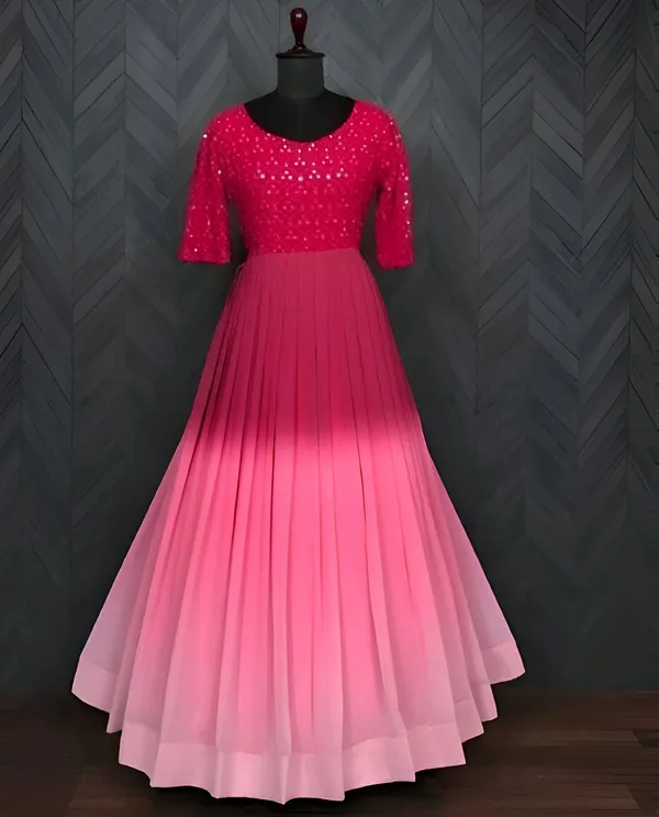 FOXDX_Pink_Women_Printed_Anarkali_Gown_Kurta