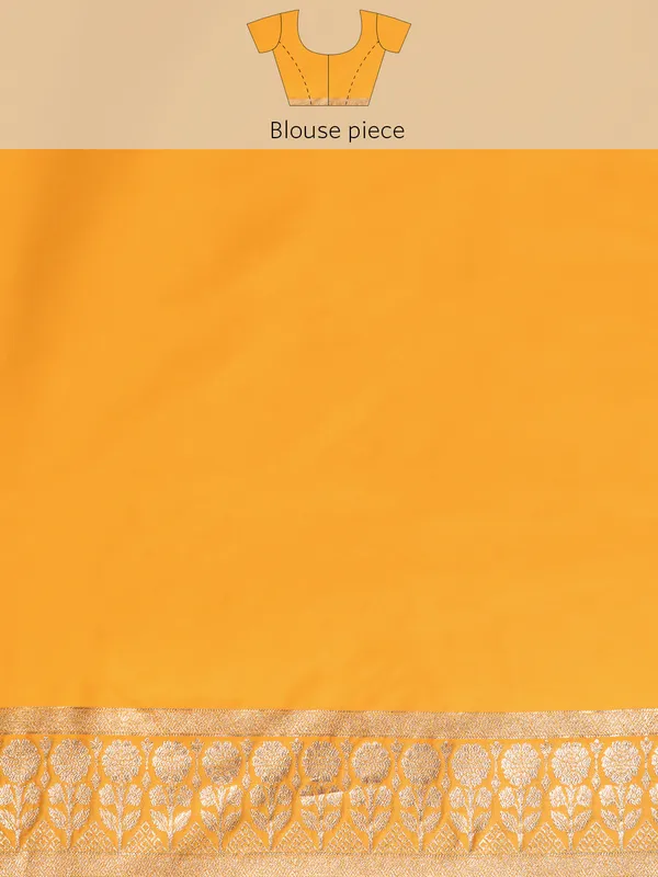Indian_Women_Yellow_Organza_Silk_Land_Woven_Design_Zari_Pure_Cotton_Fusion_Saree
