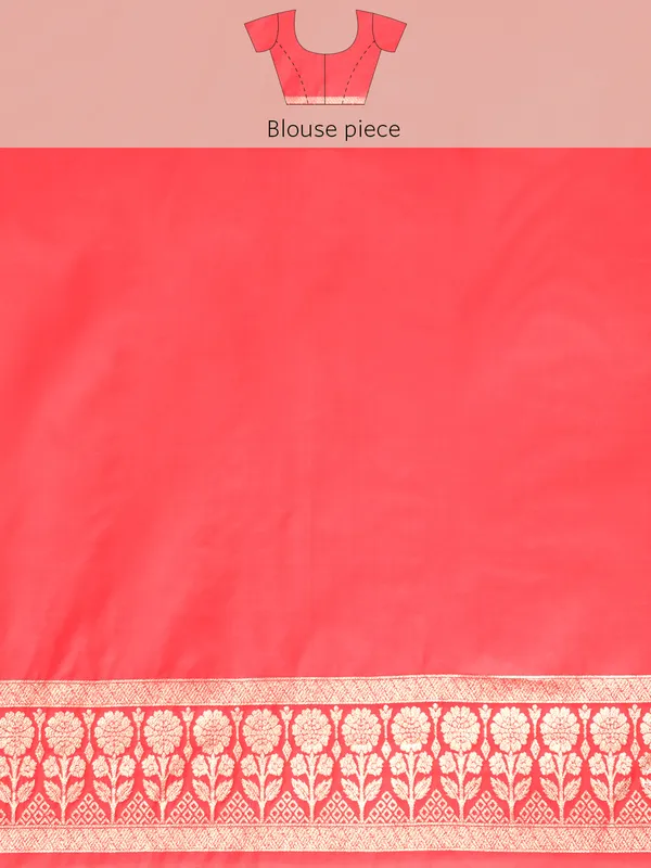 Indian_Women_Red_Organza_Silk_Land_Woven_Design_Zari_Pure_Cotton_Fusion_Saree