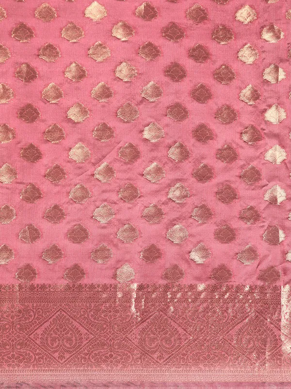 Indian_Women_Purple_Organza_Silk_Land_Woven_Design_Zari_Pure_Cotton_Fusion_Saree