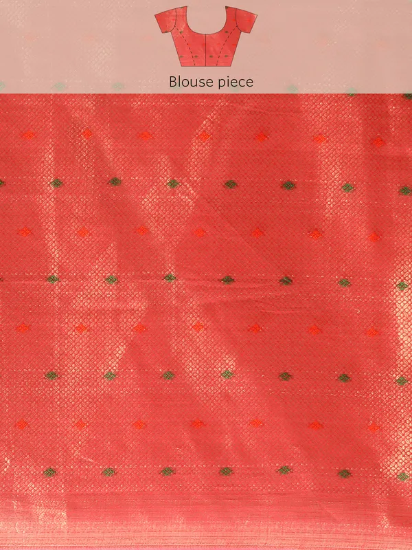 Indian_Women_Rani_Organza_Silk_Land_Woven_Design_Zari_Pure_Cotton_Fusion_Saree