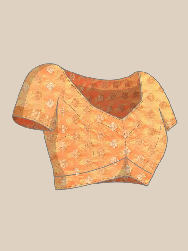 Indian_Women_Mustard__Organza_Silk_Land_Woven_Design_Zari_Pure_Cotton_Fusion_Saree