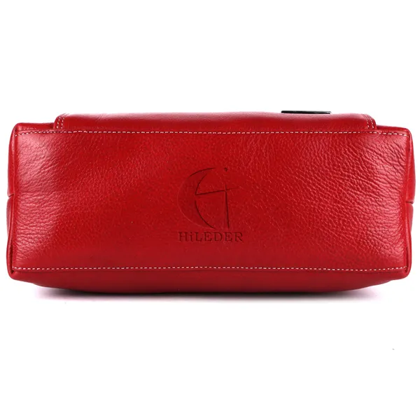 genuine_natural_leather_handbag_shoulder_tote_messenger_sling_top_handle_crossbody_bag_for_women_girls_|_front_zip_pocket_magnetic_closure_|_red