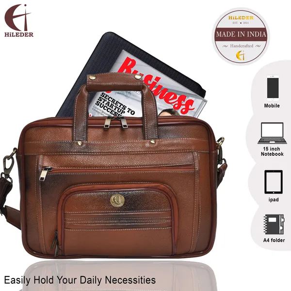 100%_pure_genuine_leather_designer_15_inches_briefcase_laptop_messenger_office_travel_bag_for_men_and_women,_tan
