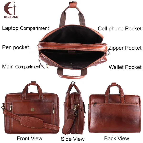 100%_pure_genuine_leather_designer_16_inch_business_purpose_briefcase_laptop_messenger_office_bag,_tan