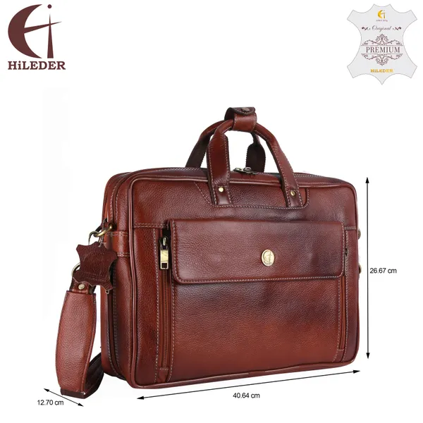 100%_pure_genuine_leather_designer_16_inch_business_purpose_briefcase_laptop_messenger_office_bag,_tan