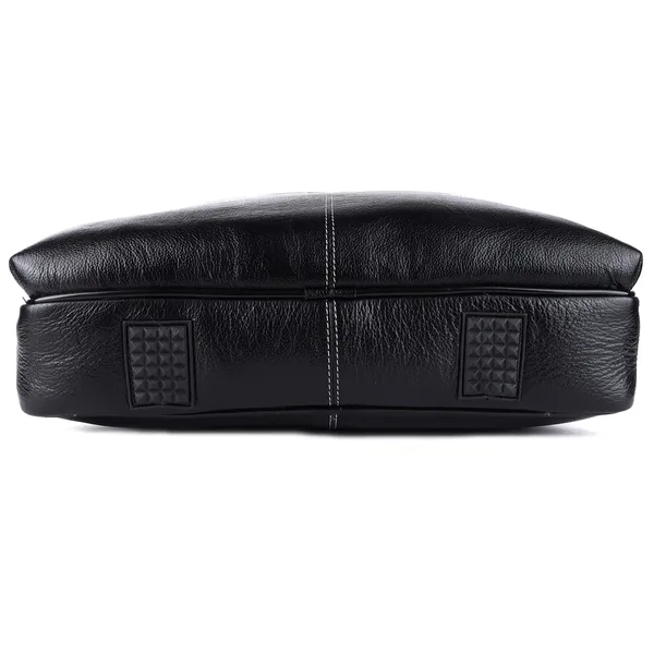 pure_genuine_leather_spacious_padded_laptop_compartment_stylish_14.5_inch_briefcase_laptop_messenger_office_bag_for_men_women,_black