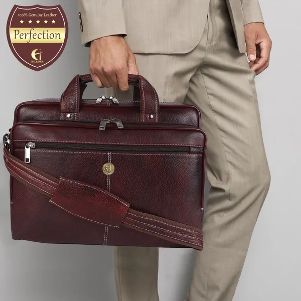 pure_genuine_leather_spacious_padded_laptop_compartment_stylish_14.5_inch_briefcase_laptop_messenger_office_bag_for_men_women,_brown
