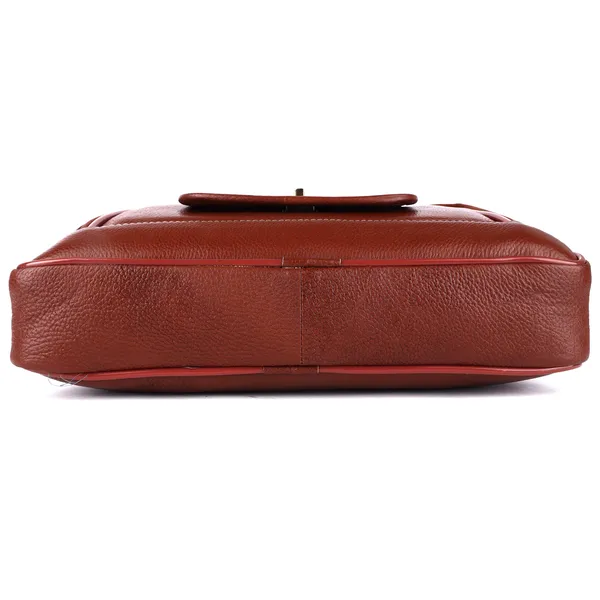 pure_genuine_leather_stylish_14_inches_designer_padded_laptop_compartment_briefcase_laptop_messenger_office_bag_for_gents_ladies,_zebra