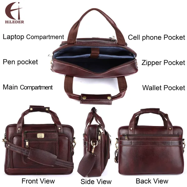 designer_padded_laptop_compartment_briefcase_laptop_messenger_office_bag_for_gents_ladies,_brown,_pure_genuine_leather_stylish_14_inches