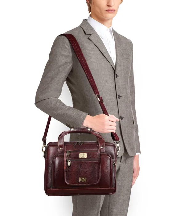 designer_padded_laptop_compartment_briefcase_laptop_messenger_office_bag_for_gents_ladies,_brown,_pure_genuine_leather_stylish_14_inches