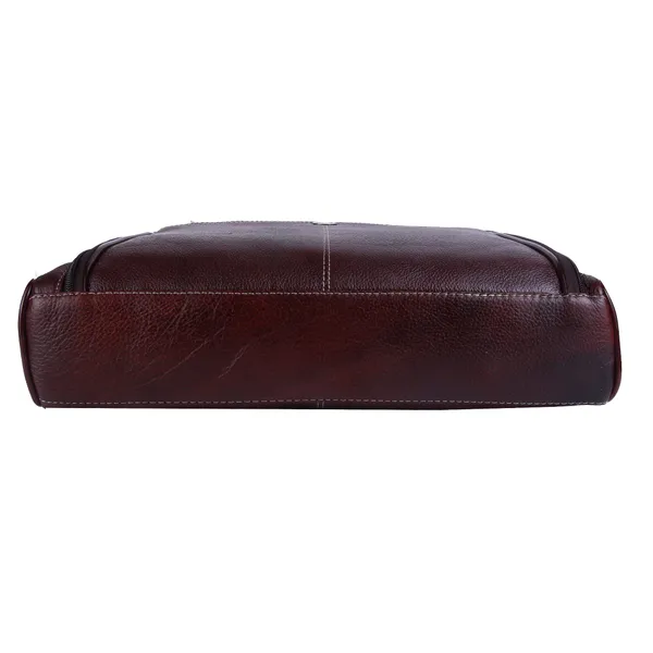 100%_pure_genuine_leather_15_inch_travel_briefcase_laptop_messenger_office_bag,_deep_brown