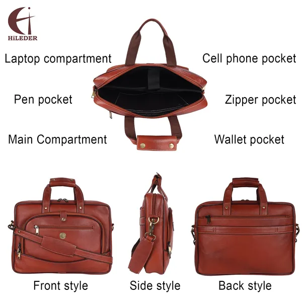 100%_pure_genuine_leather_15.5_inch_designer_briefcase_laptop_messenger_office_bag_for_men_boys,_tan