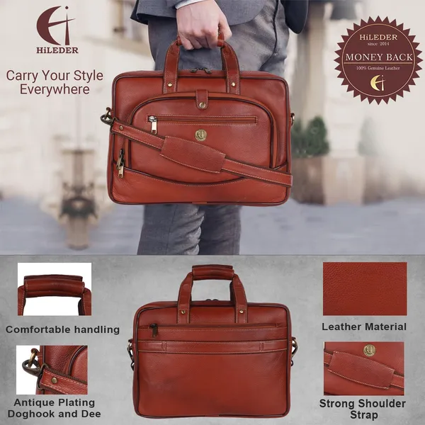 100%_pure_genuine_leather_15.5_inch_designer_briefcase_laptop_messenger_office_bag_for_men_boys,_tan
