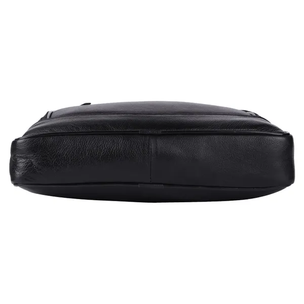 100%_pure_genuine_leather_15.5_inch_designer_briefcase_laptop_messenger_office_bag_for_men_boys,_black
