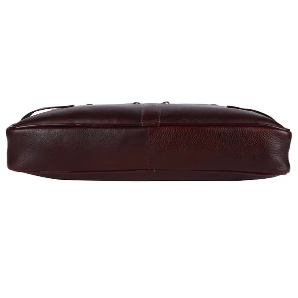 100%_pure_genuine_leather_15_inch_office_bag_briefcase_laptop_messenger_shoulder_bag,_brown