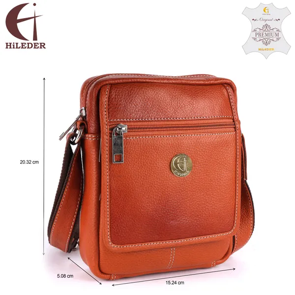 100%_pure_genuine_leather_8_inches_sling_travel_office_tab_bag,_orange
