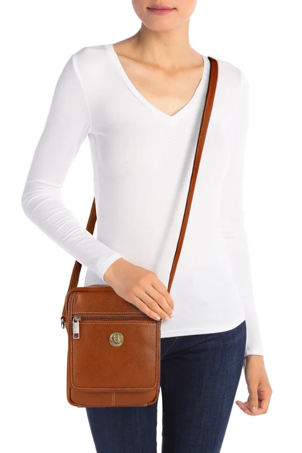 100%_pure_genuine_leather_handy_8_inch_sling_travel_cross_body_office_utility_tablet_bag_for_men_and_women,_tan