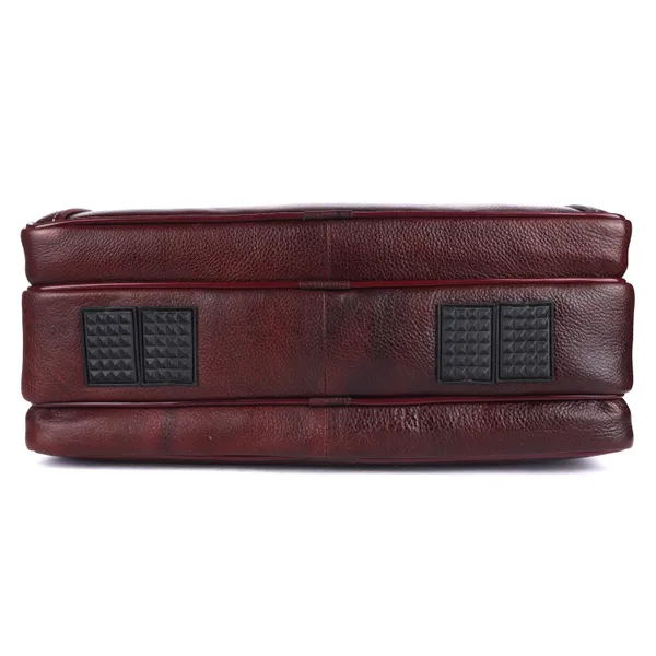 100%_pure_genuine_premium_ndm_leather_16_inch_briefcase_laptop_messenger_satchel_office_bag,_brown
