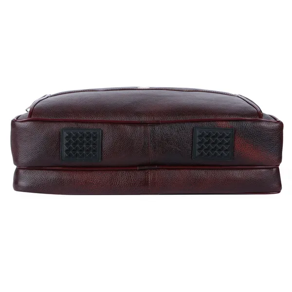 100%_pure_genuine_premium_ndm_leather_15.75_inch_briefcase_laptop_messenger_satchel_office_bag,_brown