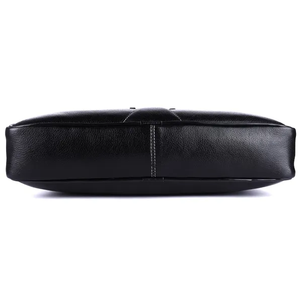 100%_pure_genuine_premium_ndm_leather_16_inch_briefcase_laptop_messenger_satchel_office_bag,_black