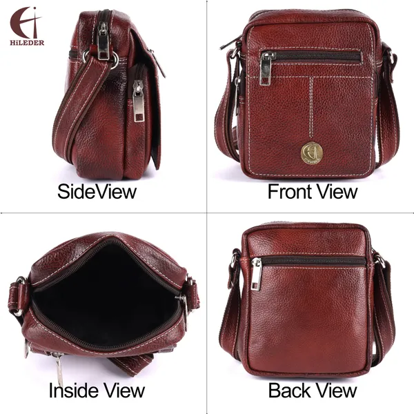 100%_pure_genuine_leather_messenger_shoulder_7_inch_sling_cross_body_travel_office_tablet_bag_for_men_women,_brown