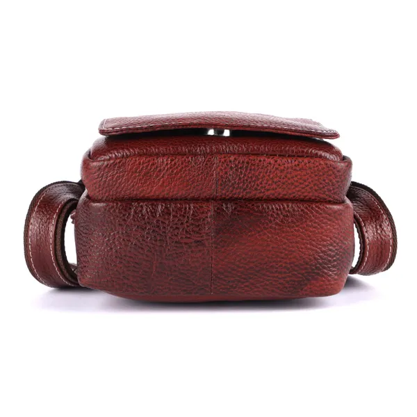 100%_pure_genuine_leather_messenger_shoulder_7_inch_sling_cross_body_travel_office_tablet_bag_for_men_women,_brown