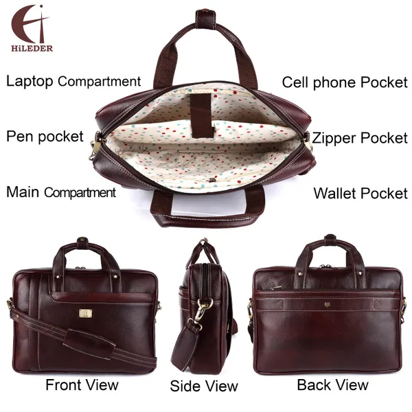 pure_genuine_leather_15.5_inch_stylish_briefcase_laptop_messenger_travelling_bag_with_spacious_vertical_zipper_front_pocket_for_office_files,_brown