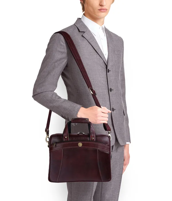 100%_pure_genuine_leather_15_inch_briefcase_laptop_messenger_satchel_office_bag,_dark_brown